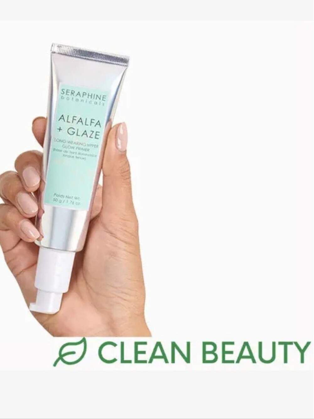 Seraphine Botanicals Alfalfa + Glaze Glow Primer - GOSSAMER